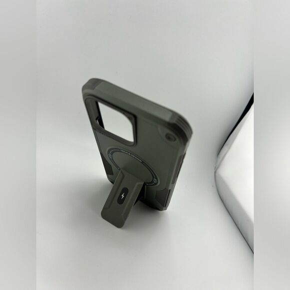 Rugged Armor iPhone 16 Pro Max Case – Heavy Duty with Kickstand & Magnetic Ring - Picture 7 of 9